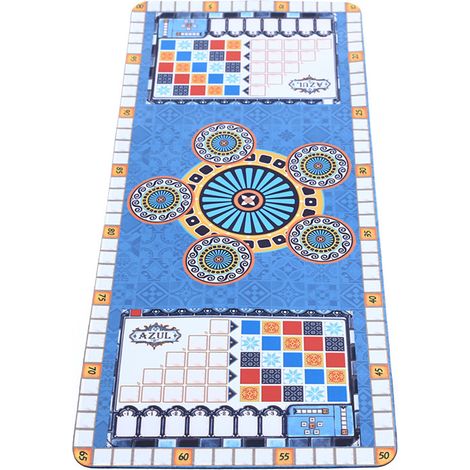 Tapis de jeu éducatif antidérapant pour bébé, tapis de sol en mousse pour ramper, jeu de société pour enfants, lot de 9 pièces, motif coloré (1/5)
