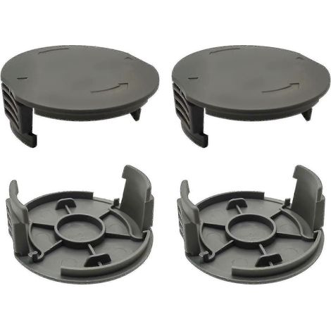 Lot de 4 couvercles de bobine de rechange pour coupe-bordures Bosch EasyGrasscut séries 18/23/26, 18-230, 18-260 F016F05320 (1/5)