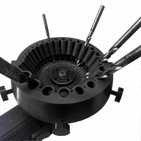 Affûteuse de forets, accessoire d'affûtage pour forets de 2 à 13 mm, compatible avec les meuleuses d'angle de 125 mm (1/4)