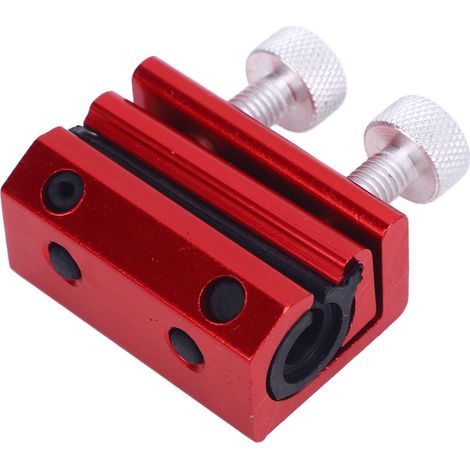 Ortviai Outil de graissage pour câbles moto – Lubrifiant double pour câbles d’accélérateur et d’embrayage, aluminium anodisé rouge