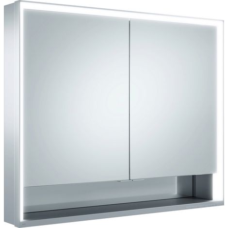 KEUCO Royal Lumos armario con espejo 2 puertas, puerta corta,