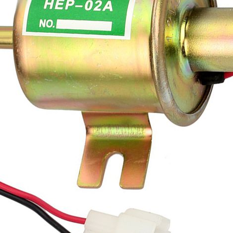 Pompe à carburant électrique 12V basse pression universelle, pièce de rechange compatible HEP 02A, accessoire de transfert d'essence pour véhicules (1/4)