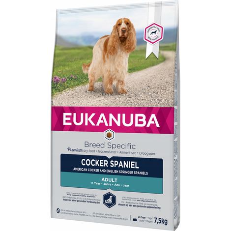 Eukanuba Alimento secco per cani specifico per la razza Cocker Spaniel, 7,5 kg (1/4)