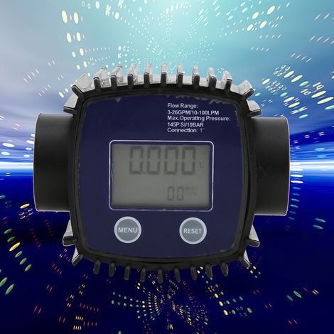 K25 1-Zoll-Durchflussmesser mit Innengewinde, Digitalanzeige, Wasserdurchflusssensor 10–100 l/min (1/5)