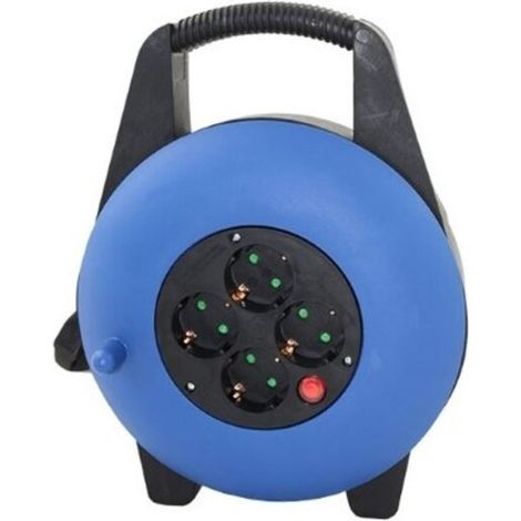 Rallonge électrique Silver Electronics Enveloppante Bleu 3500W