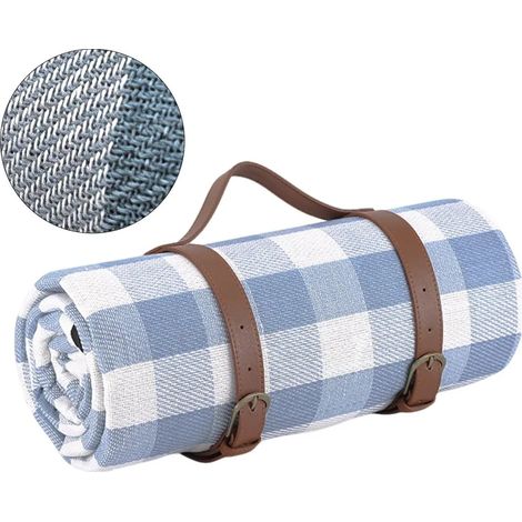 Diese 150 x 200 cm große Picknickdecke mit Befestigungsleine bietet Platz für 4–6 Erwachsene und ist ideal zum Campen, für Strandaktivitäten, Veranstaltungen im Freien und Freizeitaktivitäten. Sie ist