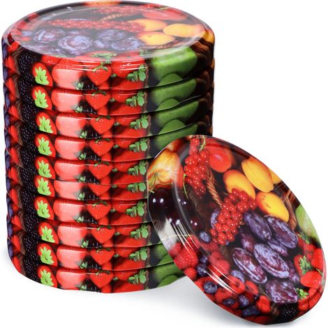 KADAX 10x Jar Caps Fi 66 Caps für Gläser Deckel Konserven