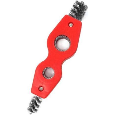 4 in 1 Cleaning Brush for Metal Pipes, Car Battery Terminals, Steel Wire for Interior and Exterior Cleaning (1/4)
