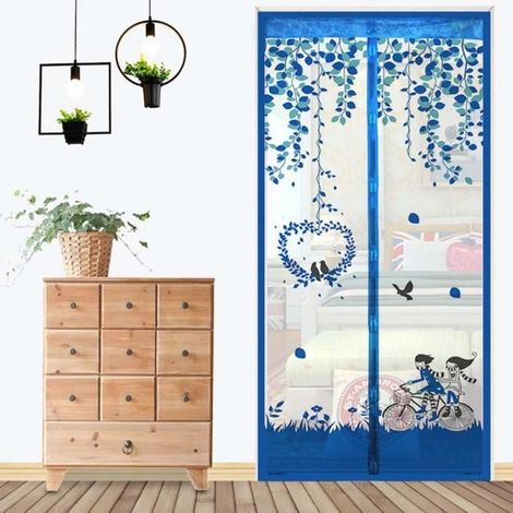 Moustiquaire - KJEHOME - Rideau de porte - 90x210cm - Fixation magnétique - Anti-insectes