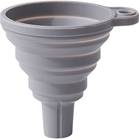Entonnoir Cuisine - Entonnoir En Silicone Alimentaire - Pliable Et Accrochable - Pour Bouteilles, Flacons, Cuisine, Salle De Bain, Voyage - 1 Pièce (1/5)