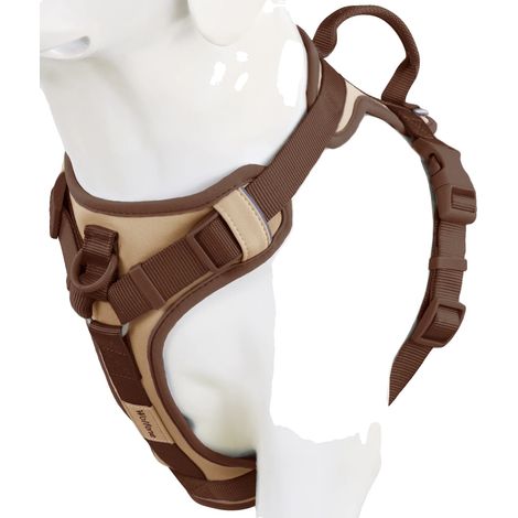 Arnés para perros, diseño antitirones, ajuste regulable, XL, CC cafeína (1/2)
