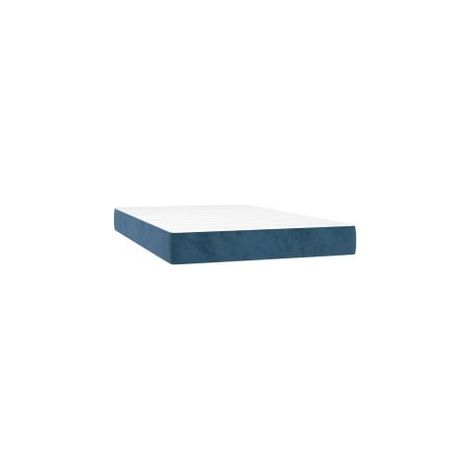 Matelas de lit à ressorts ensachés Bleu foncé 120x200x20 (1/5)