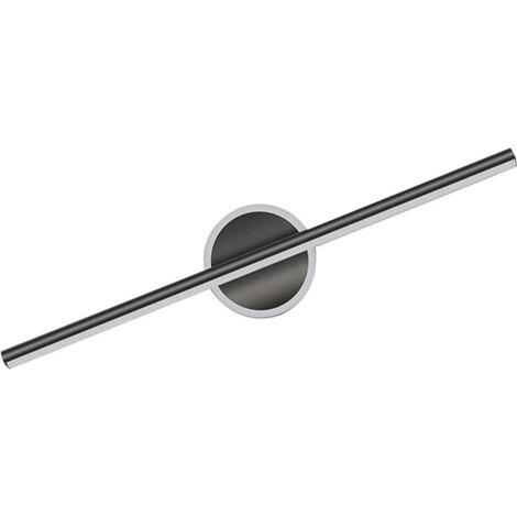 LED-Zusatzleuchte, Badezimmerspiegelscheinwerfer Jane, schwarz, 40 cm Scheibe, dreifarbig
