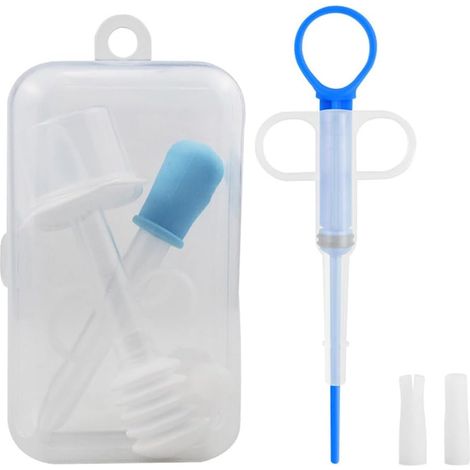 Lance Pilule Chat Réutilisable Pet Pill Dispenser Seringue pour Petits Chats Chiens Mangeoire en Silicone (1/5)
