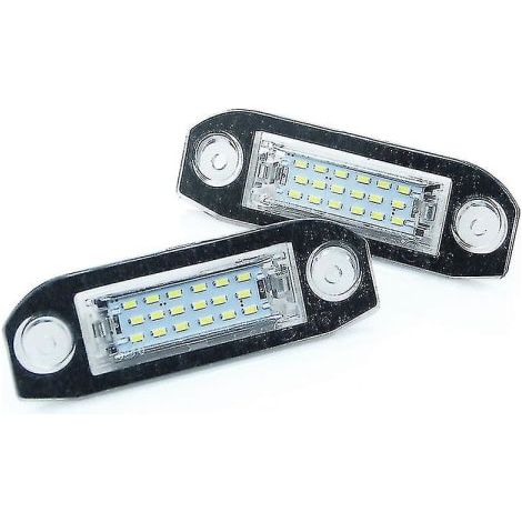 Paar LED-Kennzeichenleuchten für Volvo C70 S40 S60 S80 V50 V60 V70 XC60 XC70 XC90