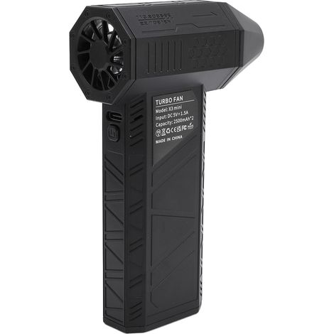 Soufflette électrique sans fil 110000 tr/min moteur sans balais 150g turboventilateur portable multifonction nettoyage clavier 7.4V (1/5)