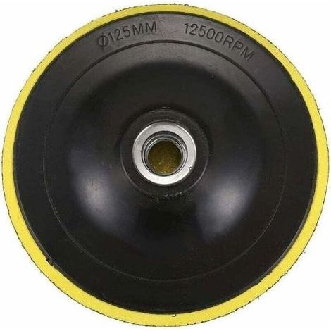 pair Plateau de Polissage M14 pour Polisseuse Diamètre 125 mm (1/4)