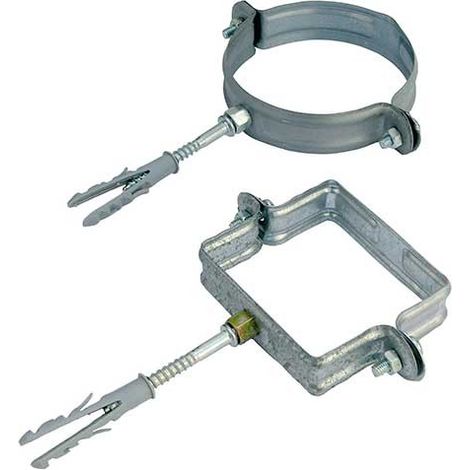 Collare reggitubo zincato - tipo leggero : Diametro - 100x100