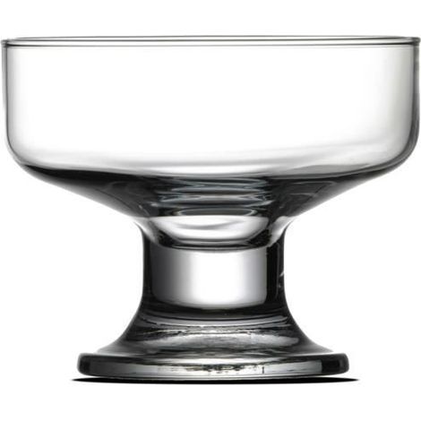 Lot de 12 coupes à glace avec pieds, verres à dessert fruit- 25.5 cl -JUANIO (1/2)