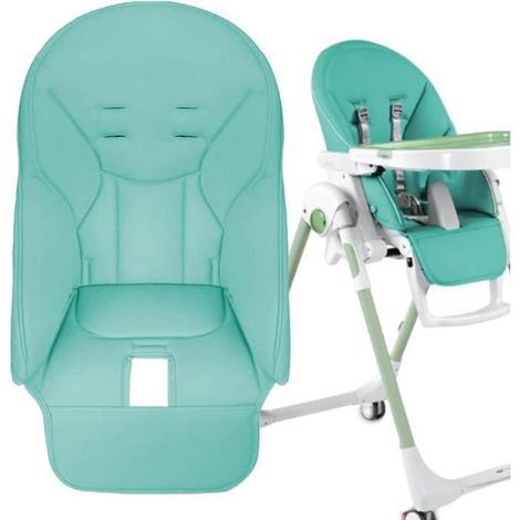 Housse de Chaise Haute - Non spécifié - Vert - Cuir PU - Déhoussable - Lavable (1/4)