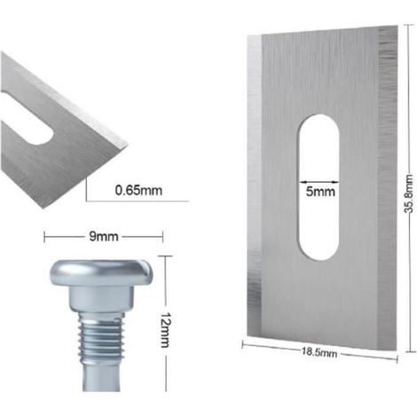 Lames de rechange universelles - Automower - 30 pièces - Acier inoxydable - Hauteur de coupe 75mm (1/4)