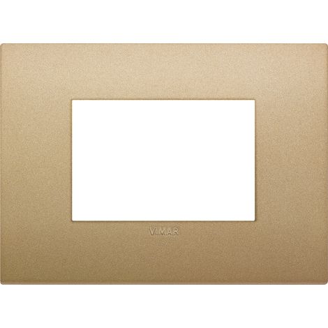 VIMAR - 19653.78 Plaque 3M classique, or mat