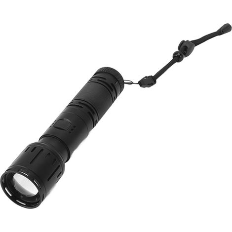 Wiederaufladbare LED-Taschenlampe, 3000 Lumen, superhelle Zoomlampe, wasserdicht, ideal für Outdoor-Aktivitäten wie Camping, Wandern und Jagen (1/5)