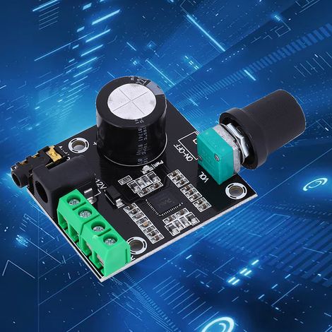 Verstärkermodul, 2-Kanal-Digitalplatine, Hochleistungspotentiometermodul PAM8610, 12 V (1/5)