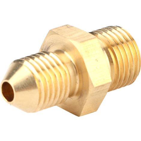 Adaptateur UNF mâle vers AN4 1/2-20 mâle en laiton, connecteur pour huile eau gaz, orifice 4 mm / 0,2 pouce (1/5)