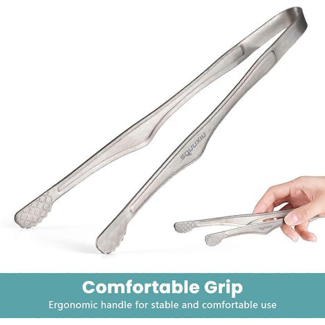 Ti Camping Grillpfanne & Grillzangen-Set, tragbares Outdoor-Kochgeschirr, Antihaftbeschichtung, mattes Finish, perfekt