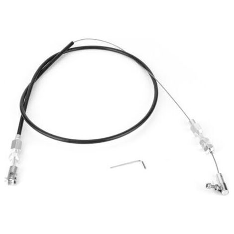 [JAMAIS UTILISÉ]Câble D'accélérateur de 36 Pouces, Câble D'accélérateur Universel de Remplacement en Acier Inoxydable Compatible avec 350 302 SBC SBF (tuyau) (1/4)