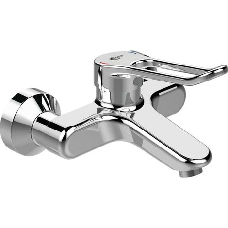 Miscelatore lavabo a parete CERAPLUS 2 con staffa leva cromo IDEAL STANDARD (1/2)