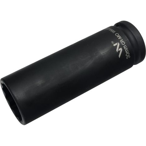 Waryński Schlagschrauber-Steckschlüssel 3/4" zwölfkantig, aus CrMo-Stahl, 30 mm, sehr lang, D120 SLIM (1/4)