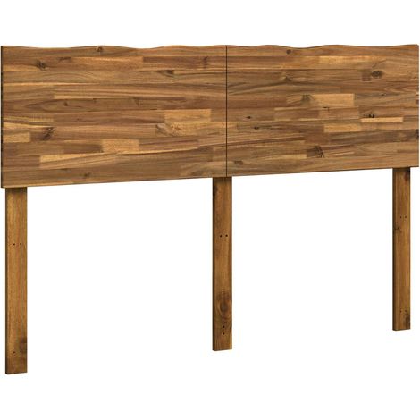 Tête de lit en bois brut ROSTOCK Naturel 140 cm vidaXL (1/5)