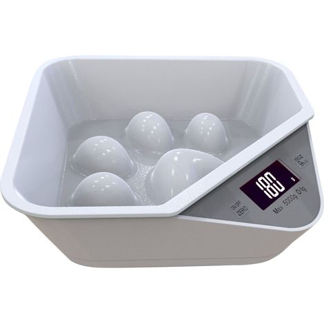 Gamelle pour chien avec balance électronique, gamelle multifonctionnelle à alimentation lente pour petits animaux (1/4)