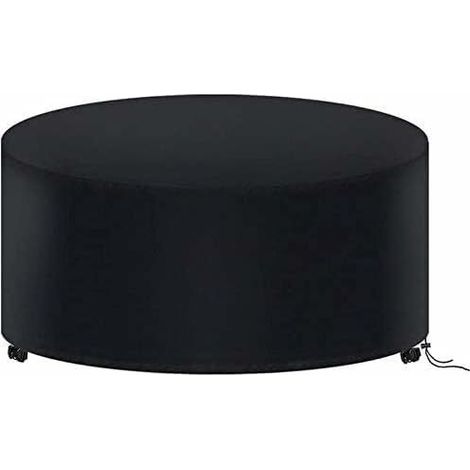 Copertura per tavolo da giardino rotonda 180 x 90 cm, copertura impermeabile per mobili da giardino, copertura per tavolo da esterno rotonda in tessuto Oxford 210D