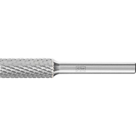 PFERD TOOLS Hartmetall Frässtift Zylinder ZYAS stirnverzahnt Ø 10x25mm Schaft-Ø 6mm Z4 universal mittel fein (1/4)