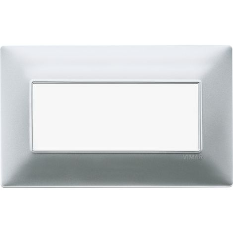 VIMAR - 14649.20 Placca 5M BS argento opaco