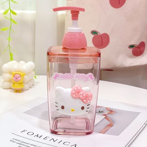 Bouteille de Voyage Plastique Transparent Type3 Forme Mignonne Léger 420ml Vide pour Shampoing Gel Douche Conditionneur (1/5)
