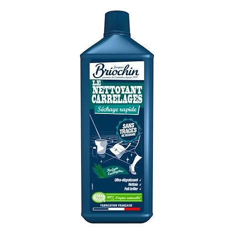 Nettoyant carrelage 1L – Formule sans rinçage – Parfum eucalyptus longue durée – Convient à toutes surfaces carrelées – Maison Briochin (1/4)