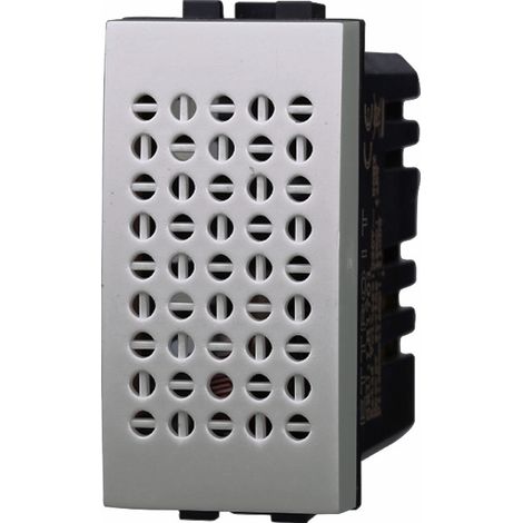 ETTROIT AG1701 Capteur Acoustique 1m 1 module 220V Gris série MOON Compatible avec Bticino Axolute