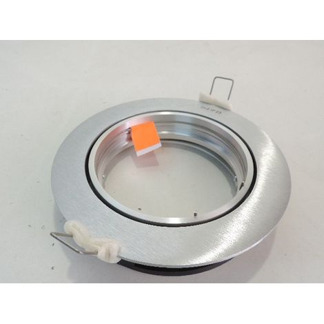 Spot encastré alu brossé Ø 170mm pour lampe 75W GU10 (non fournie) S-CELO ARIC 1347