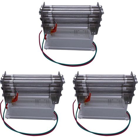 x 27 g Generador de ozono Purificador de aire Tubo de cuarzo O3 Electrodo de ozonizador de aire de acero inoxidable Purificador de aire Limpiador (1/4)