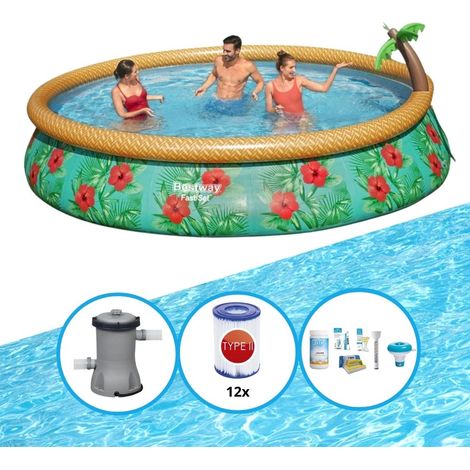 Bestway Bestway Fast Set Ronde - 457x84 cm - 4-pièces  S22686 (1/5)
