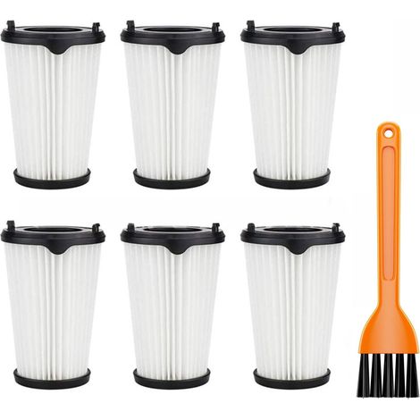 AEG Staubsaugerfilter CX7 - 6 Stück Ersatzfilter für AEF150, CX7-2 und Alle CX7-2 Modelle - Hepa Filter Mit Reinigungsbürste