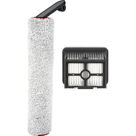 (2-teilig) H12 Pro Rotationsbürste und Ersatz-HEPA-Filter, kompatibel mit Dreame H12 Pro/H12 Dual Akku-Nass- und Trockensaugern, Zubehörset, 1 Rotationsbürste, 1 HEPA-Filter (1/5)