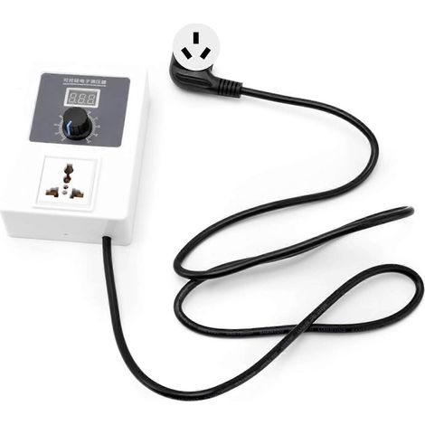 Spannungsregler SCR-Controller-Steuerschalter AC 110–240 V 2000 W für Drehzahl- und Temperaturregelung, australischer Stecker