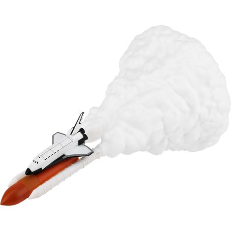 Lampe navette spatiale imprimée en 3D, veilleuse LED USB pour enfants et bébés, décoration de chambre, 110-220 V, 28 cm, type A (1/5)