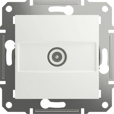 Schneider Electric Presa passante per TV Asfora Bianco (RAL 9003) EPH3270321D 1 pz. (1/5)