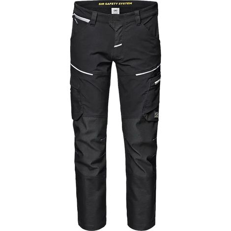 SIR SAFETY SYSTEM GEMINI GUARD SHORT Pantalon de travail stretch déperlant noir Taille 64